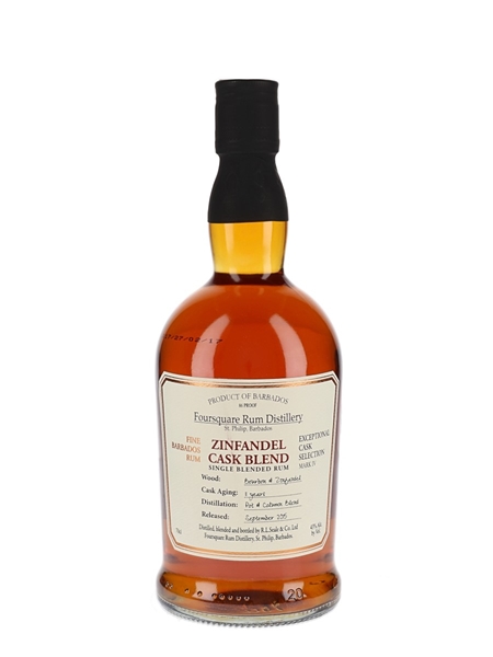 Foursquare Zinfandel Cask Blend 11 Year Old Released 2015 - Exceptional Cask Selection Mark IV 70cl / 43%