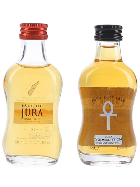 Isle Of Jura 10 Tear Old & Superstition  2 x 5cl