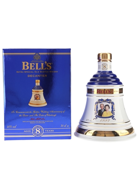 Bell's Ceramic Decanter Golden Wedding Anniversary 1997 70cl / 40%