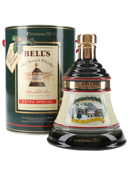 Bell's Christmas 1990 Ceramic Decanter The Art Of Distilling 75cl / 43%