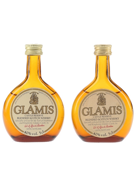 Glamis Castle Reserve Bottled 1980s 2 x 5cl / 40%