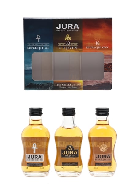 Jura - The Collection Superstition, Origin & Diurachs' Own 3 x 5cl