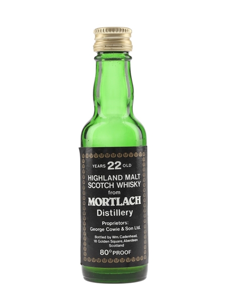 Mortlach 22 Year Old Bottled 1970s - Cadenhead's 5cl / 45.7%