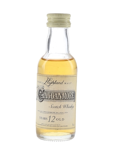 Cragganmore 12 Year Old Bottled 1980s-1990s 5cl / 40%