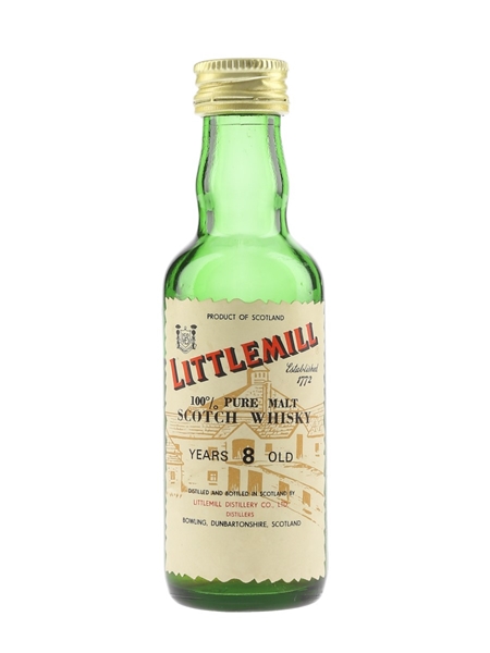 Littlemill 8 Year Old Bottled 1980s 5cl
