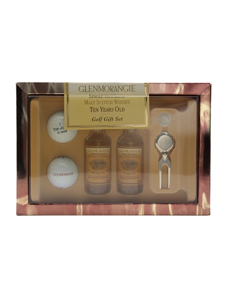 Glenmorangie 10 Year Old Golf Gift Set  2 x 5cl / 40%