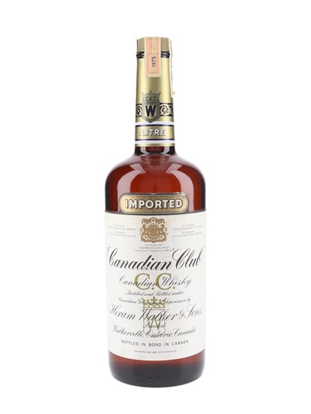 Canadian Club 1975 Bottled 1980s - Duty Free 100cl