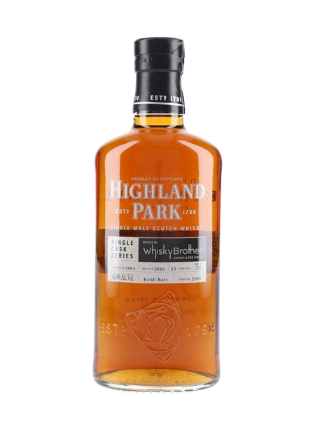 Highland Park 2003 13 Year Old Bottled 2016 - Whisky Brother 75cl / 60.4%