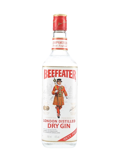 Beefeater London Dry Gin Bottled 1980s - Duty Free 75cl / 47%