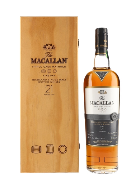 Macallan 21 Year Old Fine Oak Triple Cask Matured 70cl / 43%