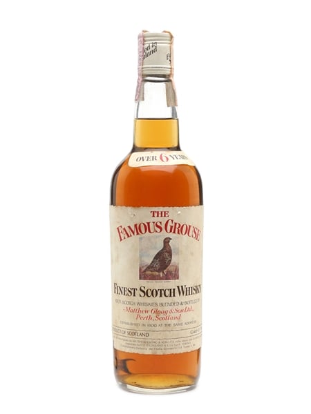 Famous Grouse 6 Years Old Bottled  Early 1970s 75cl