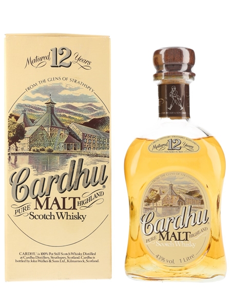 Cardhu 12 Year Old Bottled 1980s 100cl / 43%