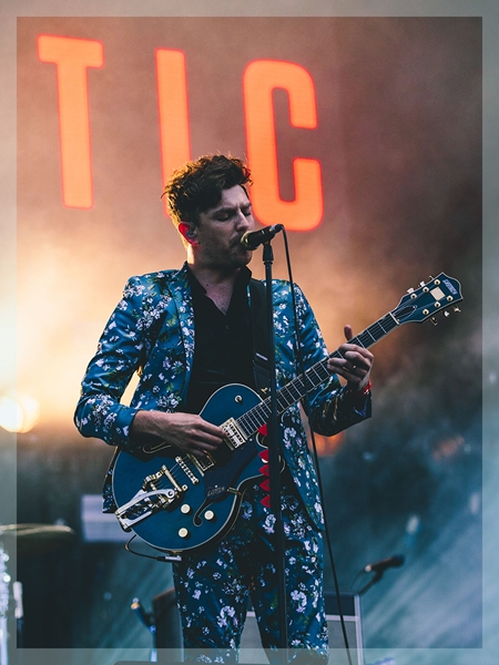 Suit Worn by Twin Atlantic Lead Singer Sam Mctrusty Worn At Glasgow Summer Sessions 