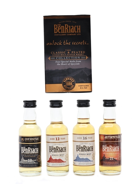 Benriach The Classic & Peated Collection  4 x 5cl