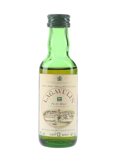 Lagavulin 12 Year Old Bottled 1980s - White Horse Distillers 5cl / 43%