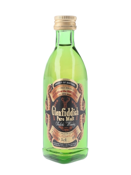 Glenfiddich Pure Malt Bottled 1980s 5cl / 40%