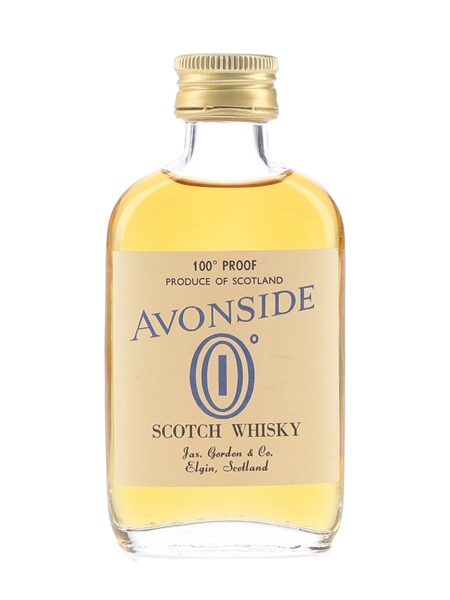 Avonside 100 Proof Bottled 1960s-1970s - James Gordon 5cl / 57%