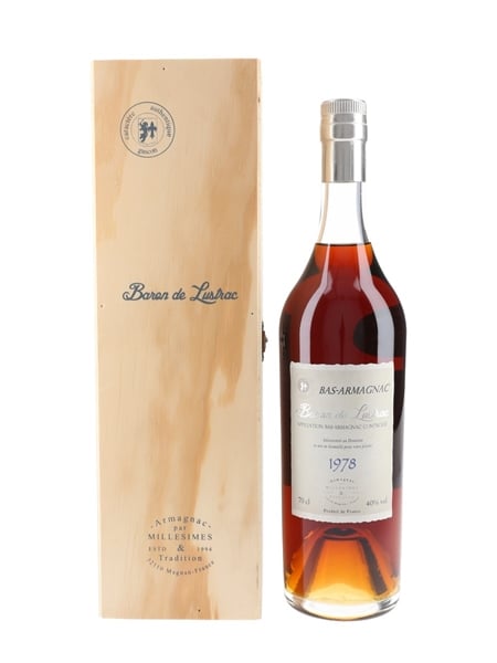 Baron De Lustrac 1978 Bas Armagnac  70cl / 40%