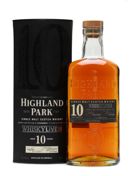 Highland Park 10 Years Old Whisky Live 70cl