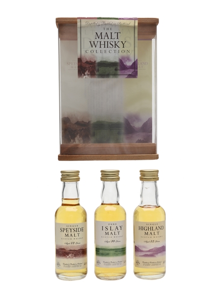 Sainsbury's Malt Whisky Collection Speyside, Islay, Highland 3 x 5cl / 40%