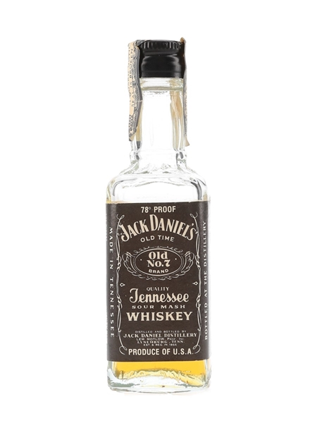 Jack Daniel's Old No.7 Bottled 1970s 4.7cl / 44.5%