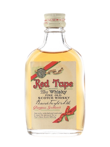 Red Tape Bottled 1960s - Baird Taylor Ltd. 5cl