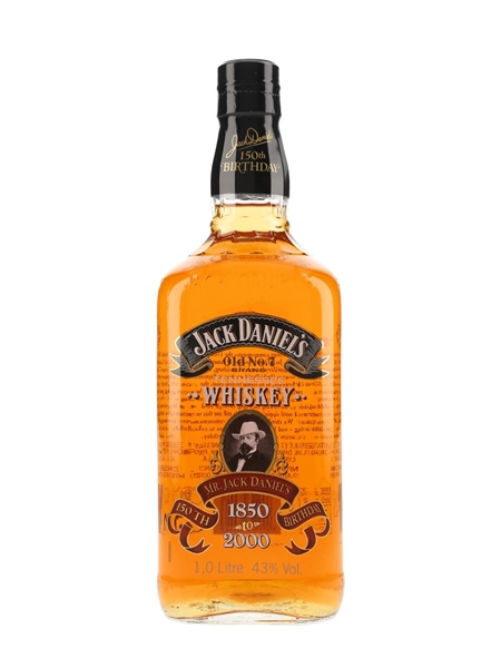 Jack Daniel's 1850-2000 Mr Jack Daniel's 150th Birthday 100cl / 43%