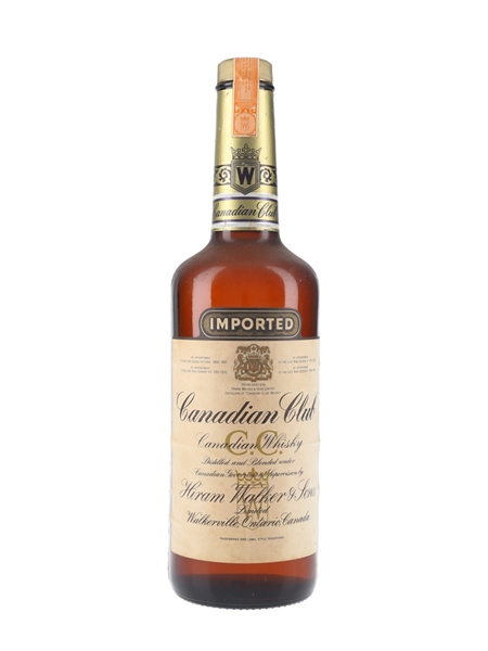 Canadian Club Bottled 1970s 75cl