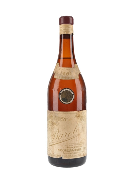 Mascarello Barolo 1961 Giuseppe Mascarello & Figlio 72cl / 13.5%