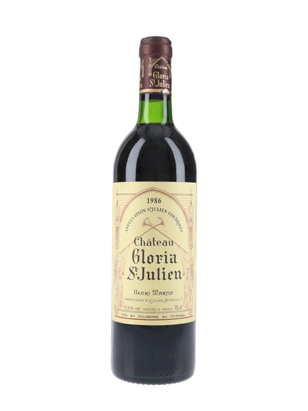 Chateau Gloria 1986 Saint Julien 75cl / 12.5%