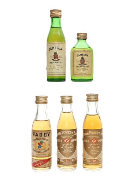 Assorted Irish Whiskey Incl. Jameson and John Power & Sons 5 x 5cl & 10cl