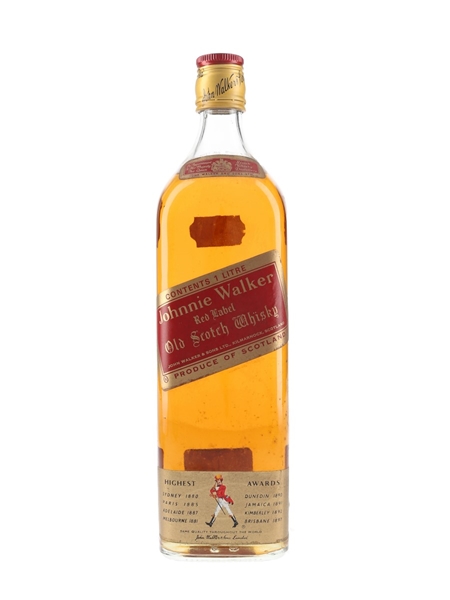 Johnnie Walker Red Label Bottled 1970s 100cl