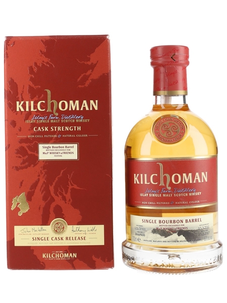 Kilchoman 2011 Single Bourbon Barrel Bottled 2017 - M & P Whisky & Friends Festival 70cl / 59%