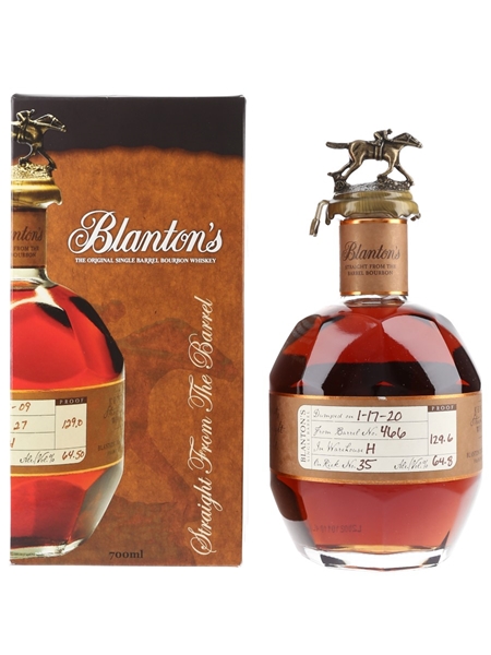 Blanton's Straight From The Barrel No. 466 Bottled 2020 70cl / 64.8%