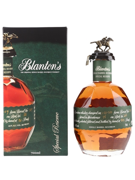 Blanton's Special Reserve Single Barrel No. 524 Bottled 2020 70cl / 40%