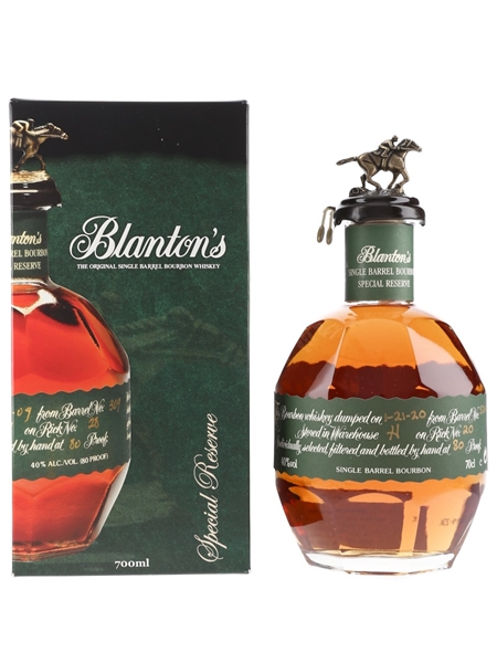 Blanton's Special Reserve Single Barrel No. 524 Bottled 2020 70cl / 40%