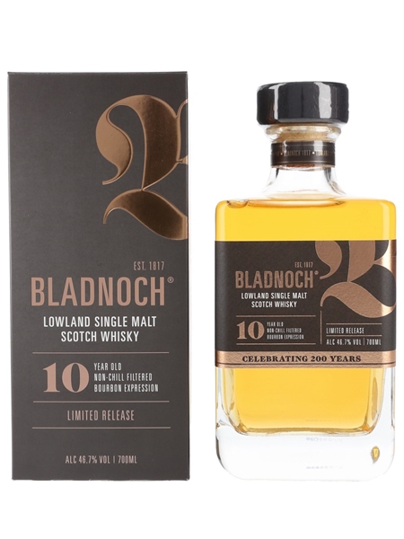 Bladnoch 10 Year Old Bourbon Expression 70cl / 46.7%