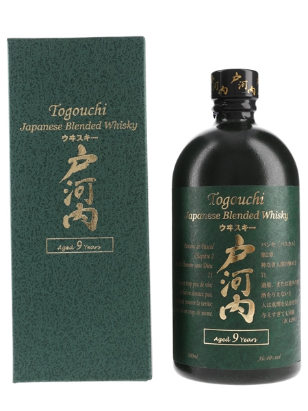 Togouchi 9 Year Old  70cl / 40%