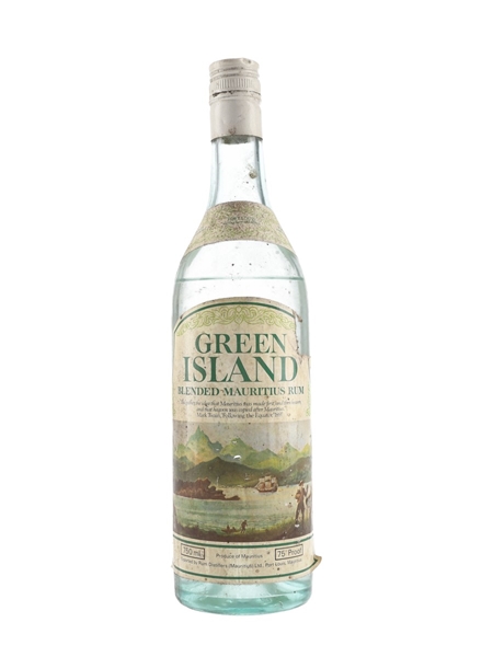 Green Island Blended Mauritius Rum Bottled 1980s 75cl / 43%