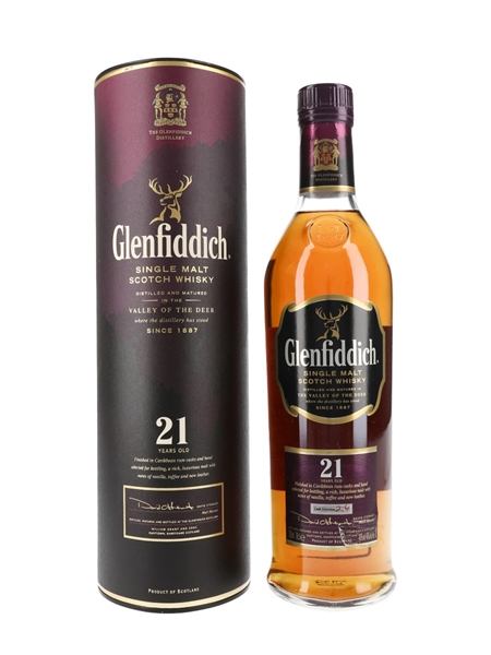 Glenfiddich 21 Year Old Caribbean Rum Finish 70cl / 40%