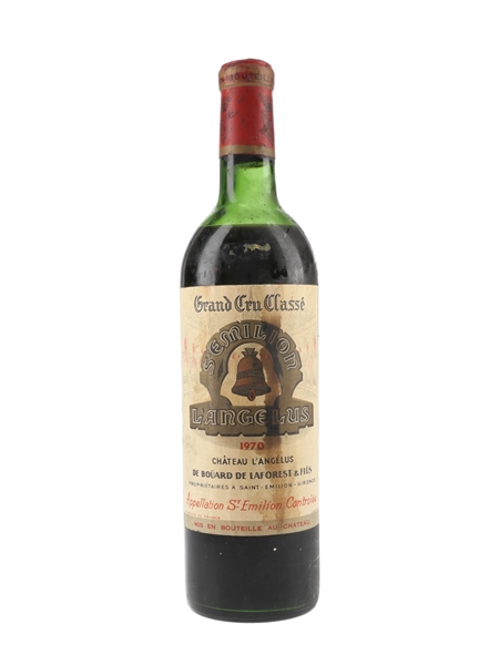 Chateau L'Angelus 1970 Saint Emilion Grand Cru Classe 75cl