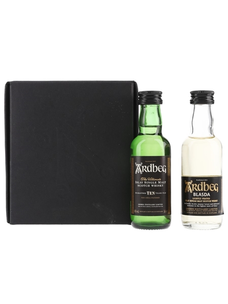 Ardbeg Blasda & 10 Year Old Bottled 2000s 2 x 5cl