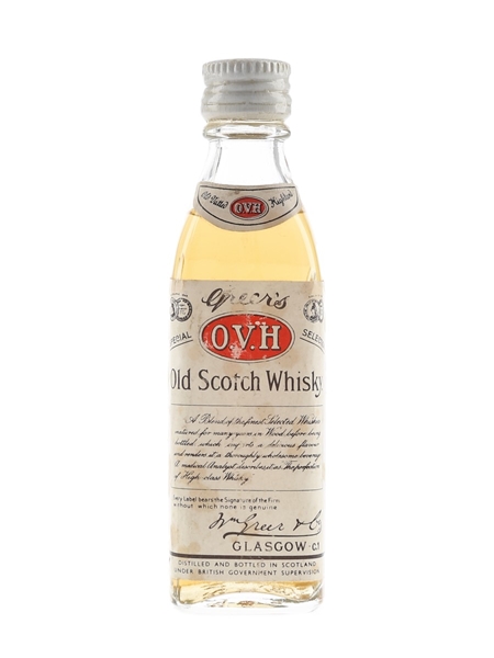 Greer's OVH Special Selection Bottled 1970s 5cl