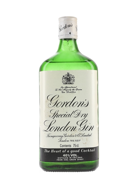 Gordon's Special Dry London Gin Bottled 1980s 75cl / 40%