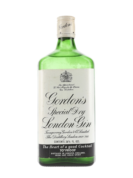 Gordon's Special Dry London Gin Bottled 1970s 75.7cl / 40%