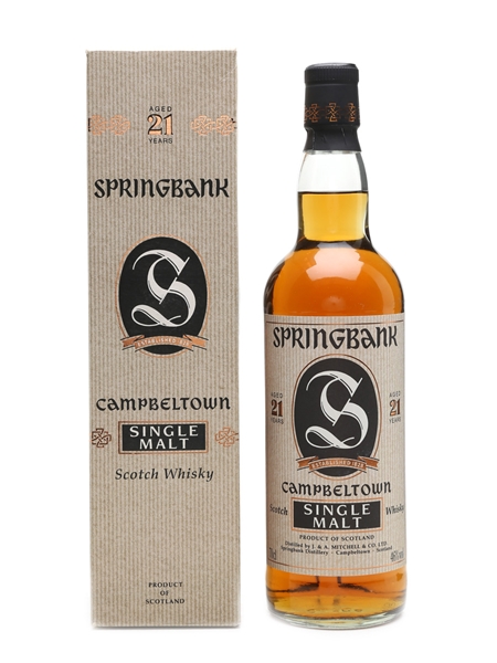 Springbank 21 Years Old Old Presentation 70cl / 46%