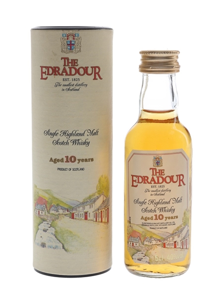 Edradour 10 Year Old Bottled 1980s-1990s 5cl / 40%