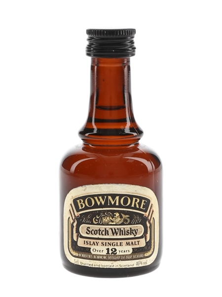 Bowmore 12 Year Old Bottled 1980s 5cl / 40%