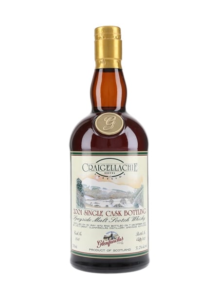 Glenfarclas 1972 Single Cask No. 3540 Bottled 2001 - The Craigellachie Hotel Of Speyside 70cl / 51.2%