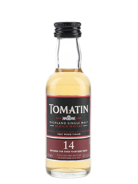 Tomatin 14 Year Old Port Wood Finish Bottled 2014 5cl / 46%